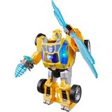 Esranın Dünyası Transformers Cyberworld Bumblebee Power Spark, Energon Dalgalanması | Sesli ve Işıklı 28 Cm'lik Aksiyon Figürü | Robottan Araca Hızlı Dönüşüm | 6 Yaş ve Üzeri - (DipCamo)Charcoal-White