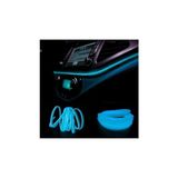 Esranın Dünyası Trendlıfeoto Araç Içi Torpido Ledi - Ip LED - Neon LED - Şerit Led/buz Mavi - 2XS - 001-Siyah