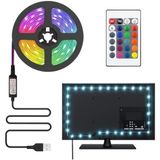 Esranın Dünyası Tv ve Pc Arkası Rgb Şerit LED Işık Seti - 3 Metre, USB Girişli, Kumandalı, 352 Renk Seçeneği, IP20 Iç Mekan, 4W Düşük Enerji Tüketimi CT4566
