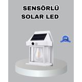 Esranın Dünyası Üç Modlu Güneş Enerjili Duvar Lambası 1800MAH Bataryalı ve Hareket Sensörlü