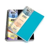 Esranın Dünyası Uninote I'm Smart Spiralli 6+2 Ayraçlı 400 Sayfa Defter 8 Bölmeli 200 Yaprak 6 Bölüm Kareli 2 Bölüm Çizgili Sert Kapak Akıllı Tasarım (Karışık Renklerde) - 41 Delft Blue