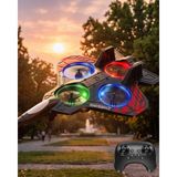 Esranın Dünyası Uzaktan Kumandalı Drone Uçak LED Işıklı 360 Derece Akrobatik Hareket Özellikli