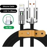 Esranın Dünyası Valkyrie 6A Ios Apple Lightning Sıvı Silikon Data Hızlı Şarj Kablosu - Bakır Döşeme - Katlanmaz Kırılmaz Dayanıklı Kablo Siyah