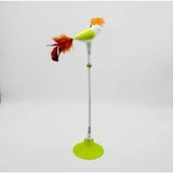 Esranın Dünyası Vantuzlu Yaylı Kedi Oyuncağı - Limon Yeşili