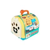 Esranın Dünyası Vardem Taşıma Çantalı Hareketli Pilli Köpek Seti, Pet Shop Oyuncak Köpek, Sesli ve Yürüyen Evcil Hayvan Oyuncağı, Aksesuarlı Çantalı Köpek Bakım Seti JND-3615