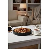 Esranın Dünyası Verra Concept Sunumluk Dişbudak Ağacı Denizatı Detaylı El Yapımı Kase Siyah 24 x 12 X2 - Acı Yeşil
