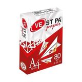 Esranın Dünyası Vestpa A4 Fotokopi Kağıdı, 80 Gr/m², 500 Yaprak, Lazer ve Inkjet Yazıcı Uyumlu, Yüksek Beyazlık ve Net Baskı Kalitesi, Çift Taraflı Baskıya Uygun, Ofis ve Ev Kullanımı Için