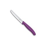 Esranın Dünyası Victorinox Swiss Classic 11CM Tırtıklı Domates Bıçağı, Mor - 41 Delft Blue