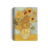 Esranın Dünyası Vincent Van Gogh/vase With 12 SUNFLOWERS,1888 | Spiralli Defter 03 | A5 | Çizgisiz | 100 Sayfa|art