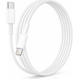 Esranın Dünyası Voultage 20W Type-C To Lightning Hızlı Şarj ve Veri Kablosu - Beyaz (1 Metre) - Iphone 14, 13, 12, 11, Ipad Uyumlu Esnek ve Dayanıklı Şarj Kablosu