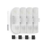 Esranın Dünyası Xenon Smart Kedi Su Pınarı Filtresi X8651 Uyumlu | 4'lü Set Fırça ve Süngerli Yedek Parça X8781