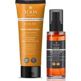 Esranın Dünyası Yoon Saç Bakım Seti, Kolajen ve Biotin Içeren Saç Kremi ve Keratin Serum, Tüm Saç Tipleri Için Nemlendirici ve Onarıcı Bakım