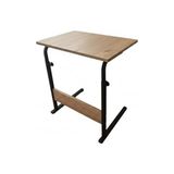 Esranın Dünyası Yükseklik Ayarlanabilir Laptop Sehpası - Metal Gövde, 60X40 cm - 60 x 40 cm - Ahşap - Bej - Siyah
