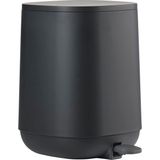 Esranın Dünyası Zone Denmark Time Banyo Için Çöp Kutusu, Küçük Kozmetik Kovası, Kapaklı Çöp Kutusu, Çap 20,8 Cm, Yükseklik 27,5 Cm, Kapasite 3 Litre, Siyah - 0 - 199 ml - 000-Siyah