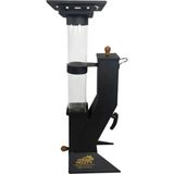 Eşref Şekerli Pars Mini Pelet Sobası - Portatif Camlı Pelet Soba Kamp, Teras Tipi Açık Alan - 75 Cm