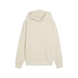 Ess Elevated Velour Hoodie Kadın Bej Günlük Stil Sweatshirt 68810787