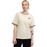 Ess Graphic Animal Kadın Bej Günlük Stil T-Shirt 68808287 - XS