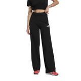 Ess Logo High-Waist Kadın Siyah Günlük Stil Tayt 68242801
