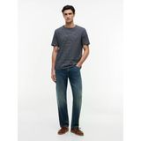 Ess Seasonal Reg Fıt Strıpe Tee Erkek Mavi T-Shirt - Mw0mw40923