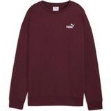 Ess Small Logo Relaxed Crew Puma Kadın Sweatshirt Bordo Sweatshirt Kadın Sweatshirt