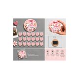 Essa Tasarım Ahşap Magnet Diş Buğdayı Bebek Magnet Kız Model Hediyelik Magnet 20 Adet