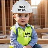 Essafe ÇOCUK MÜHENDİS YELEK SETİ ( İSİM BASKILI )