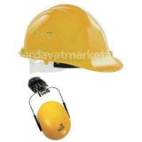Essafe Sarı Kulaklık Takılabilir Tse Celi Kulaklıklı Baret
