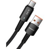 Essager 2 Metre 66W 6A USB to Type-C Süper Hızlı Data Şarj Kablosu, Ultra Dayanıklı Şarj ve Data Kablosu