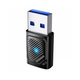 Essager Bluetooth 6.0 Usb Adaptör Dongle Alıcı Verici Pc Laptop Windows 11 Uyumlu 20 Metre