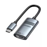 ESSAGER USB C - HDMI 2.1 Adaptör 8K@60Hz 4K@144Hz Alüminyum Tip-C HDMI Kablosu, Thunderbolt 4 3 Destek 48 Gbps/HDCP2.3/HDR Dizüstü Bilgisayar, Tablet için Uyumlu
