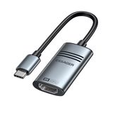 ESSAGER USB C - HDMI 2.1 Adaptör 8K@60Hz 4K@144Hz Alüminyum Tip-C HDMI Kablosu, Thunderbolt 4 3 Destek 48 Gbps/HDCP2.3/HDR Dizüstü Bilgisayar, Tablet için Uyumlu