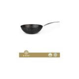 Esse 28 cm Siyah Silver Granite Wok Tava