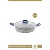 Esse Granit Kısa Basık Karnıyarık Pilav Tenceresi Döküm 28 Cm E0036