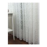 Esse Home Özel Örme Dokulu Dantel Tül Perde & Kruvaze Perde 250x260 Seyrek Pile 1/2