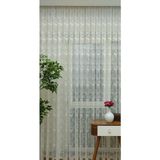 Esse Home Seyrek Pile 1/2 Çiçek Desenli Fransız Dantel 500x260 cm Tül Perde