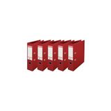 Esselte Geniş Plastik Klasör (9940) Kırmızı 5 Li Paket