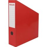 Esselte Karton Magazinlik Kutu Klasor 7.2 X 31.5 X 25 Cm Kirmizi (6 Li Paket)