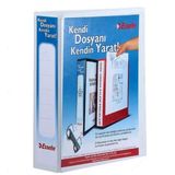 Esselte SLT-4656321 Beyaz 30 mm Halkalı Klasör