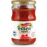 Essen Organik Tuzsuz Biber Salçası 610 gr %100 Organik Ürün Türkiye Menşeli