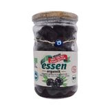 Essen Organik Yağlı Sele Siyah Zeytin 660 cc (390 gr) Cam Kavanozda Organik Lezzet