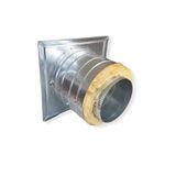 Essen Ticaret Isı Yalıtımlı Yanmaz Boru Baca Çıkışı (ağaç Ev, Konteyner Için) 130 Mm Çap