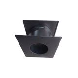 Essen Ticaret Mat Siyah Isı Yalıtımlı Yanmaz Boru Baca Çıkışı (Ağaç Ev, Konteyner için) 130 mm Çap