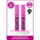 Essence I LOVE EXTREME CRAZY HACİM VEREN MASKARA 2'Lİ