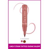 Essence Line N' Staın! Tattoo Ruj 02 Kahverengi