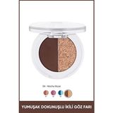 Essence Soft Touch 04 İkili Göz Farı Mocha Muse 2 Renkli Mat ve Toz Formda - Çok Renkli