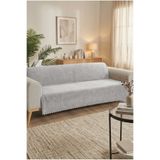 essense Home&Living %100 Bambu AÇIK GRİ yumuşak tüylü koltuk örtüsü çok amaçlı süngerli koltuk örtüsü ( 170x210)