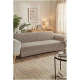 essense Home&Living %100 Bambu VİZON yumuşak tüylü koltuk örtüsü çok amaçlı süngerli koltuk örtüsü ( 170x210)
