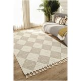 essense Home&Living RUSTİC HALI Bukleli Yumuşak Peluş Krem Oturma Odası Salon Mutfak Genç Odası Çocuk Odası Halısı