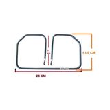 Essenso Uyumlu Tost Rezistans 26 x 13,5 cm 900 Watt Tost Makinesi Rezistansı 110 V