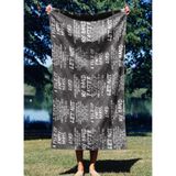 Essential Towel Plaj Havlusu, 75 X 130 cm, Çok Renkli, KEEP MOVİNG FORWARD, Çok Renkli, Üniseks Yetişkin